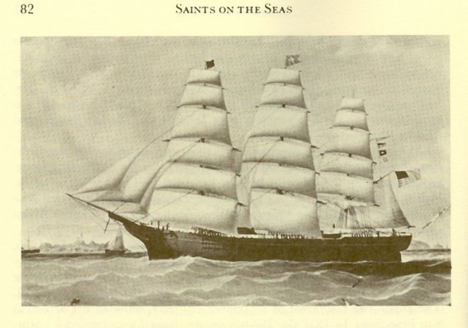 Clipper ship Monarch of the Sea